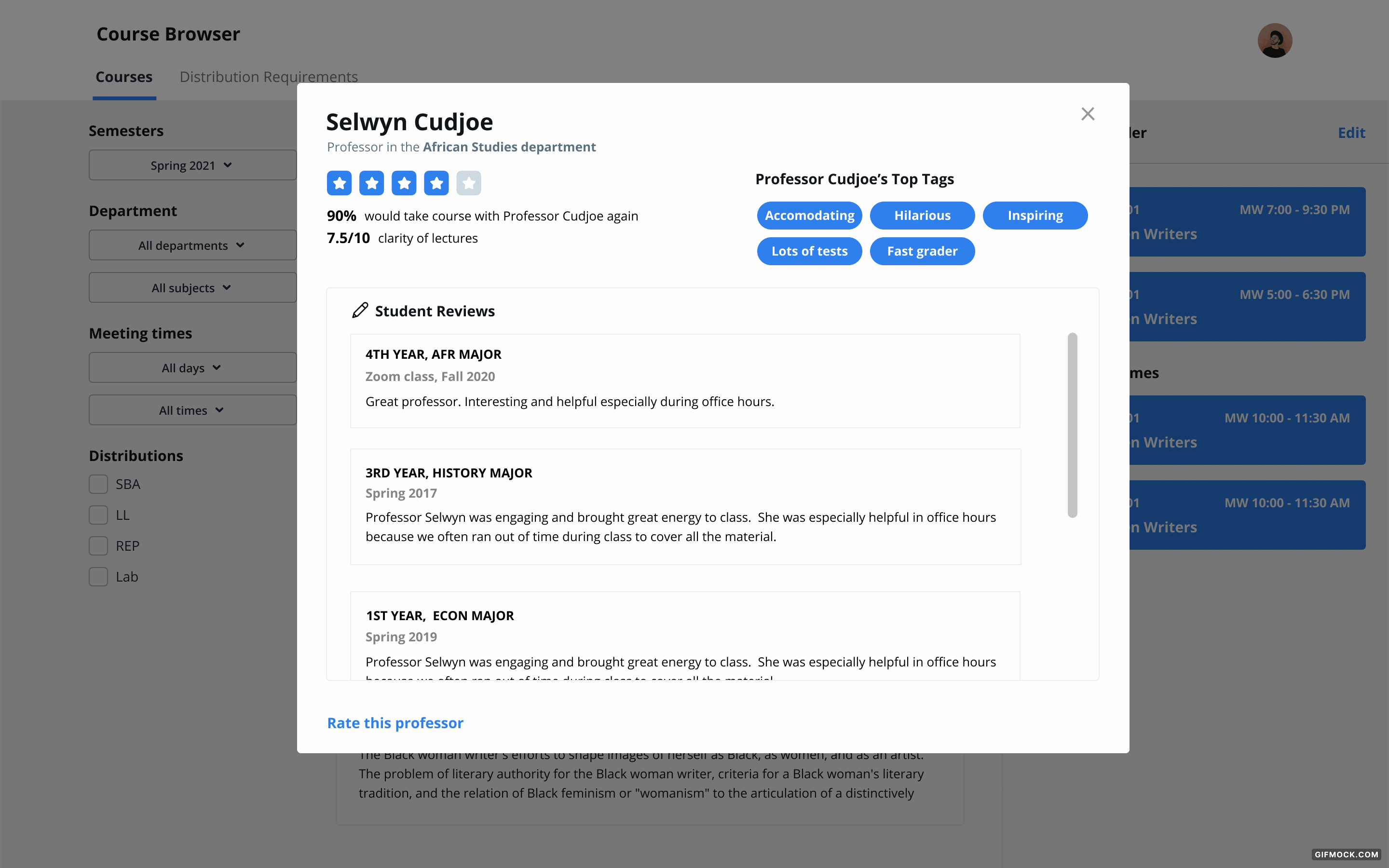 Rating flow
